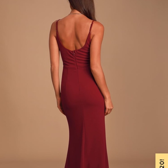 COPY - Lulus Infinite Glory Wine Red Maxi Dress - Picture 5 of 11